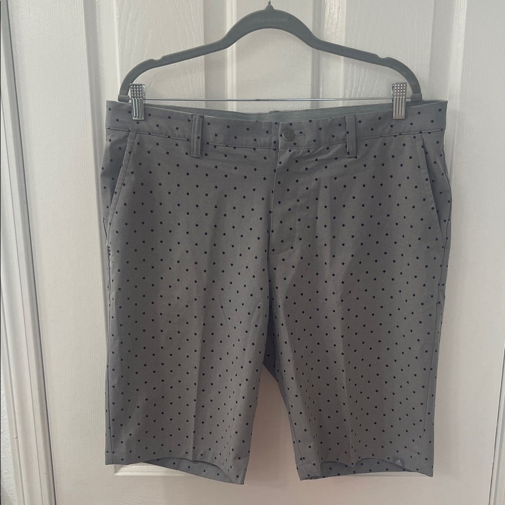 Adidas Gray Polka Dot Men's Shorts